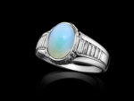 Aqeeq Brazil Premium Silver Ring for Men - Image 2