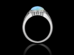 Aqeeq Brazil Premium Silver Ring for Men - Image 3